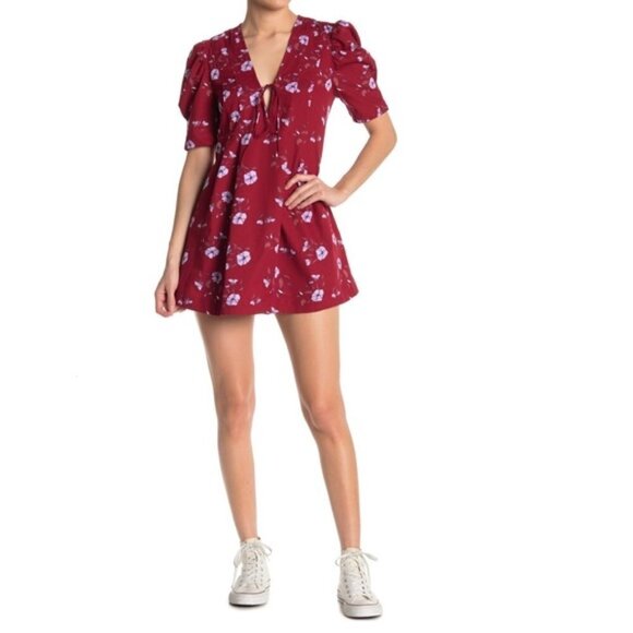 Free People Adelle printed tunic dress - Picture 1 of 15